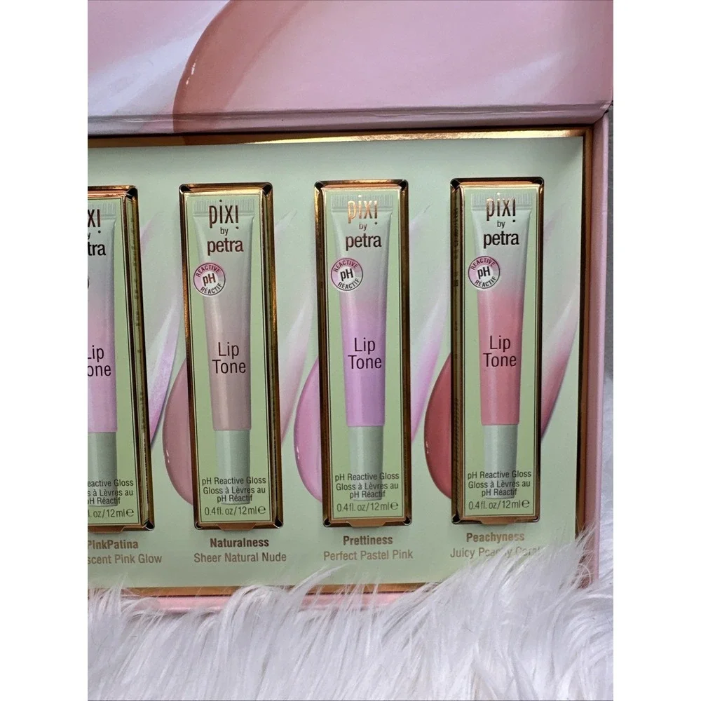 $44 🌙 Pixi by Petra LipTone pH Reacting Lip Gloss 6 Piece Complete Set NEW